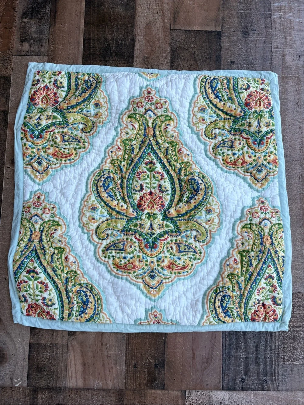 Pottery Barn Euro Sham Paisley 2013